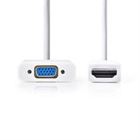 ADATTATORE  DA HDMI>VGA CON AUDIO