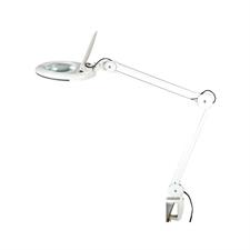 LAMPADA 80 LED DA TAVOLO CON LENTE 5 DIOTRIE CON MORSETTO