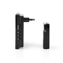 CAMPANELLO SENZA FILI A 220V BLACK 36 MELODIE