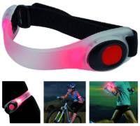 FASCIA LED X BRACCIO CORSA BICI 2 BATT DL2032 INCLUSA