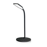LAMPADA DA TAVOLO LED 10W NERA CON CARICA BATTERIE WIRELESS